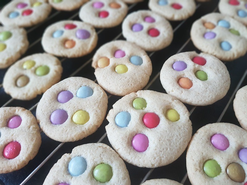 Smarties Cookies